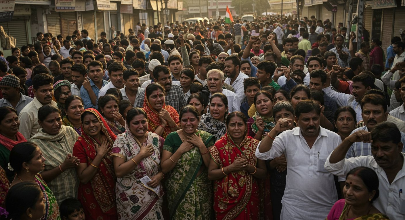 Brutal Murder of 12-Year-Old Girl in Firozabad; Kin Protest, Block Roads as Anger Erupts