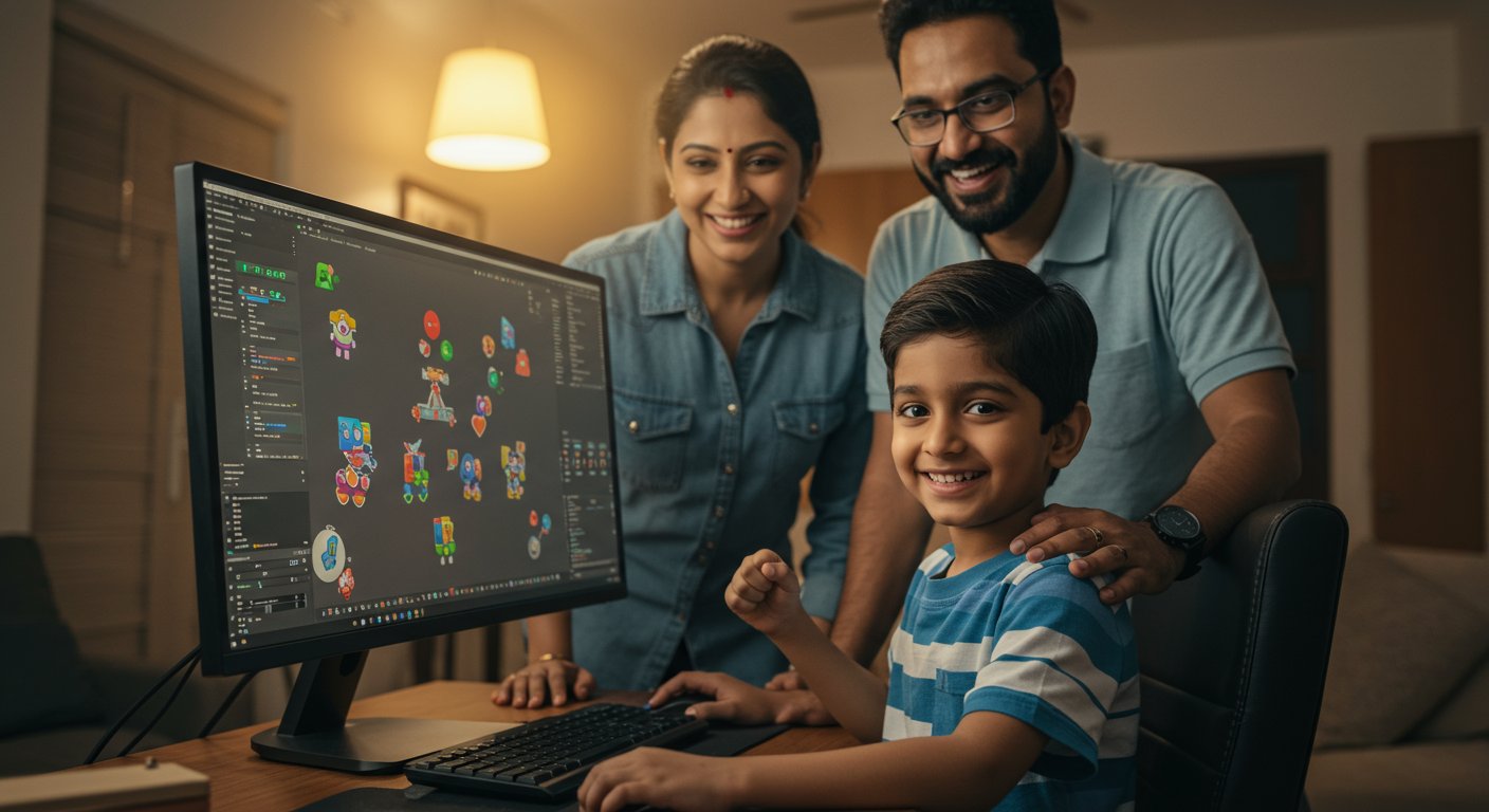 7-Year-Old's Incredible Feat: Develops His Own Game, Parents Help Sell It, Goes Viral!