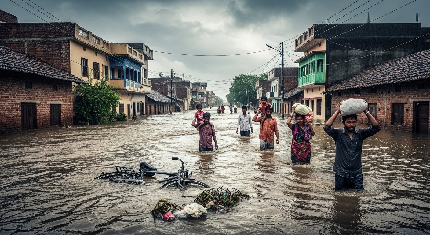 India records 4% above normal rainfall after 12 years: Floods in 45 UP districts, 12 dead; 9 killed in Uttarakhand-Bihar