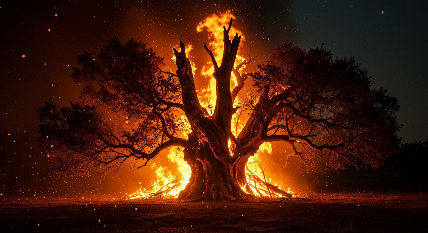 Devastating Fire Engulfs World's Oldest Tree: 450-Year History at Risk