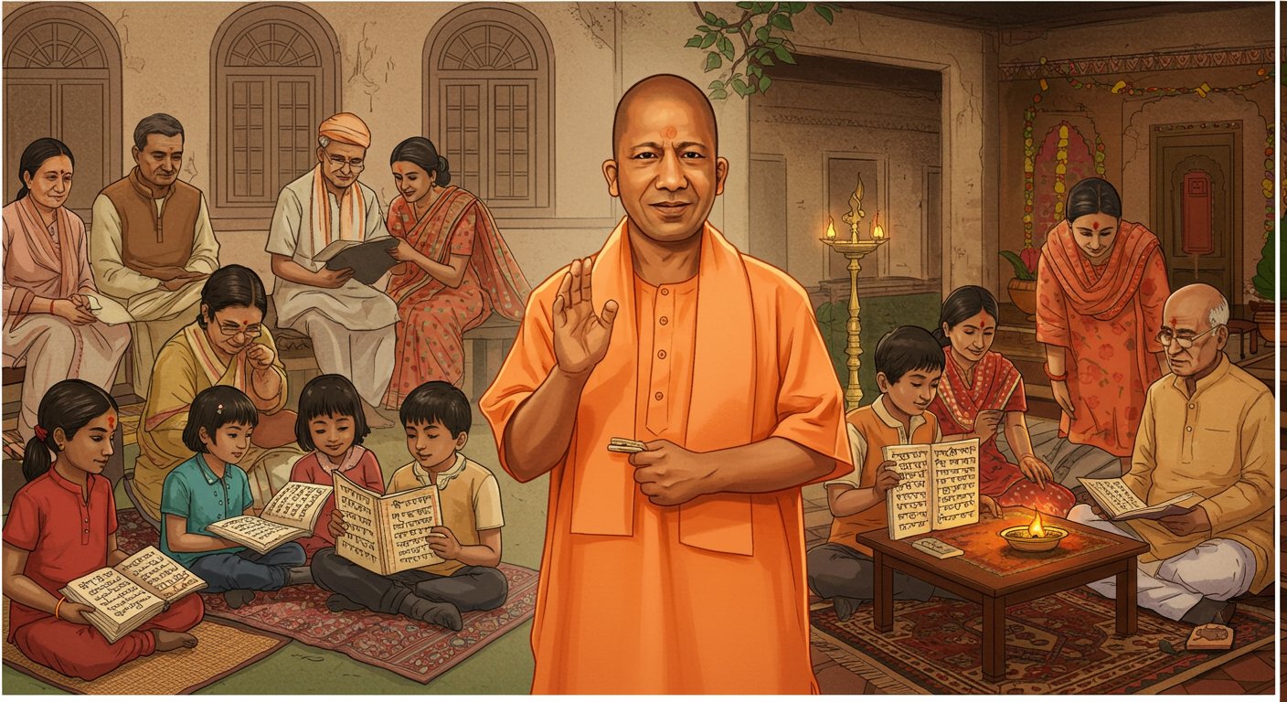 CM Yogi Delivers Major Message on Sanskrit Week: 'Promote Sanskrit in Schools and Homes'