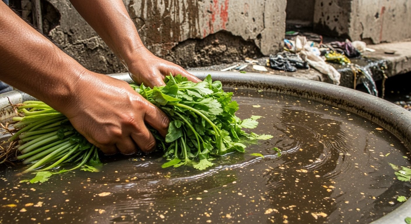 Vegetables Being Washed With Drain Water: Know The Full Truth Before They Reach Your Plate!