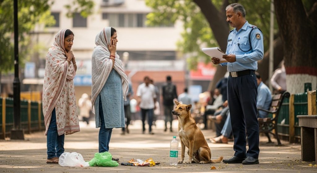 Caution UP! ₹5000 Fine for Leaving Dog, Littering in Public Places