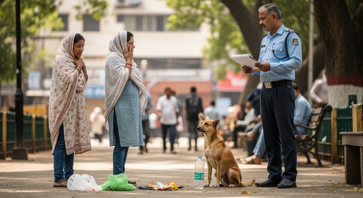 Caution UP! ₹5000 Fine for Leaving Dog, Littering in Public Places