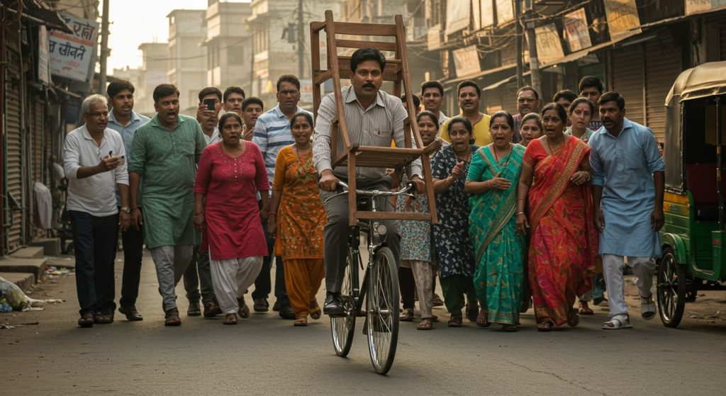 This bicycle runs from the seat, not the handlebars! What was seen at the end will astound everyone.