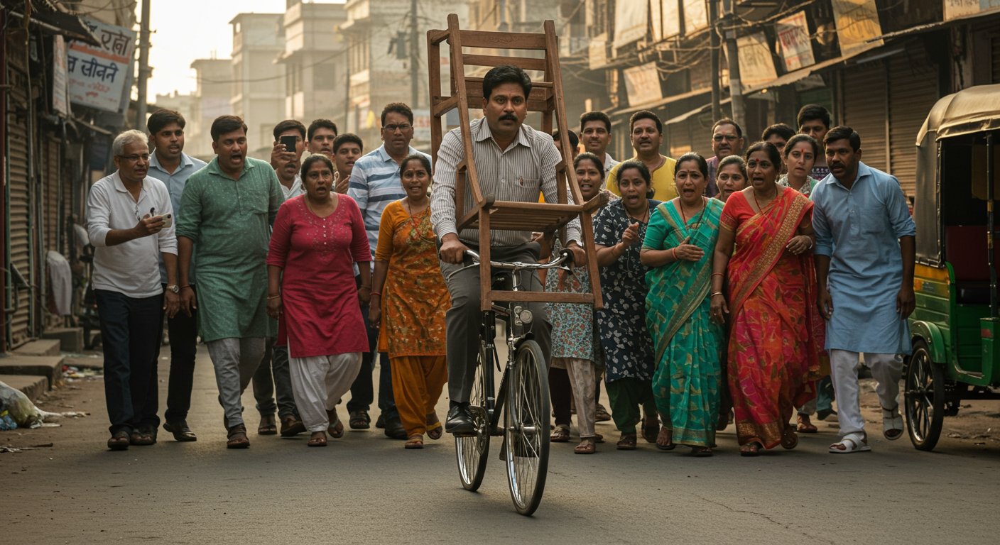This bicycle runs from the seat, not the handlebars! What was seen at the end will astound everyone.
