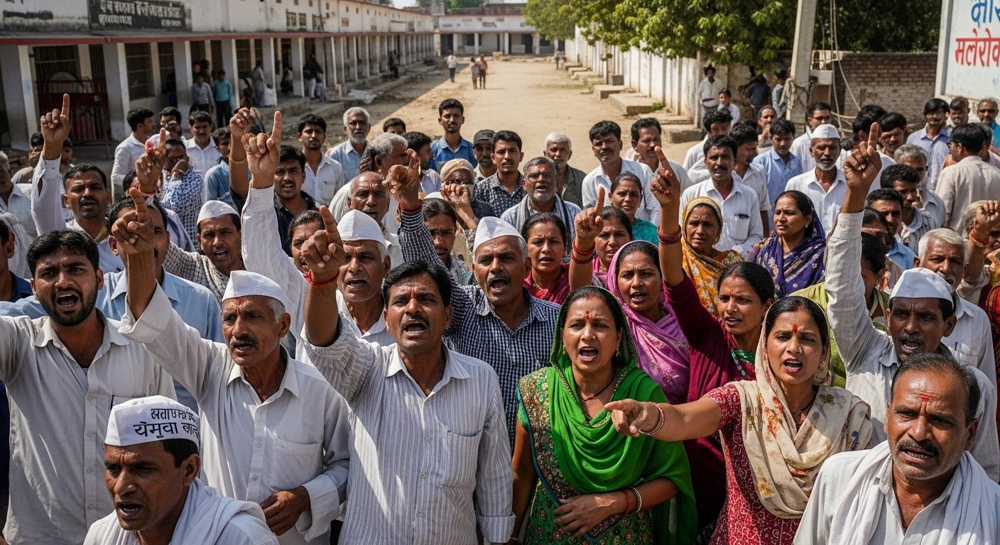 AAP's Outcry on UP School Merger: "Why Liquor Shops at 300 Metres, but Schools at Three Kilometres?"