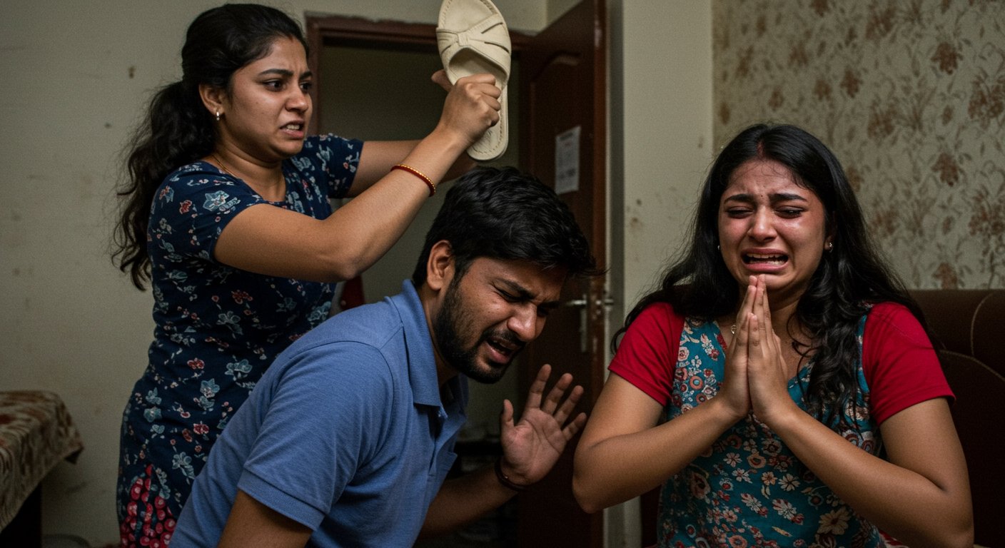 UP: Shameful Incident at Hotel! Youth Beaten with Shoes, Woman Pleads, Video Shocks Everyone.