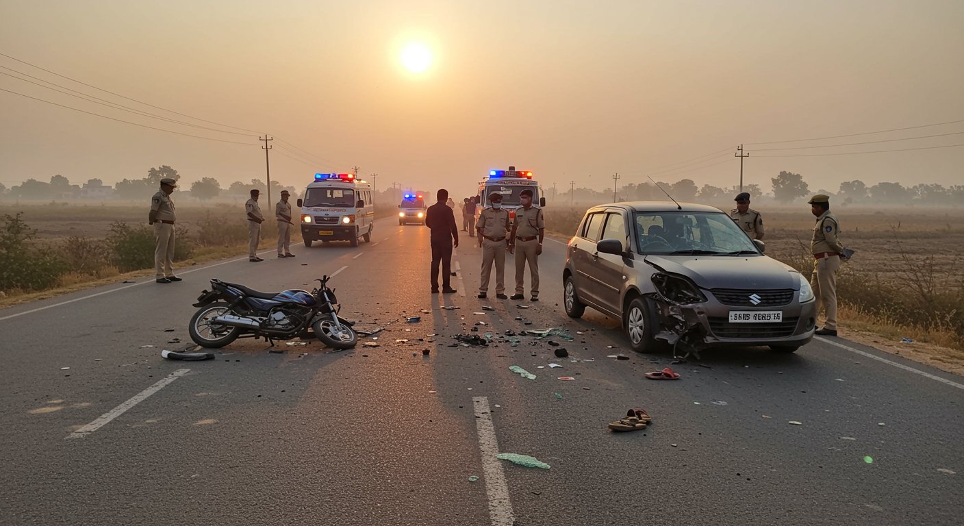 Horrific Road Accidents in UP: 343 Deaths in 549 Crashes, Two Lives Lost Daily