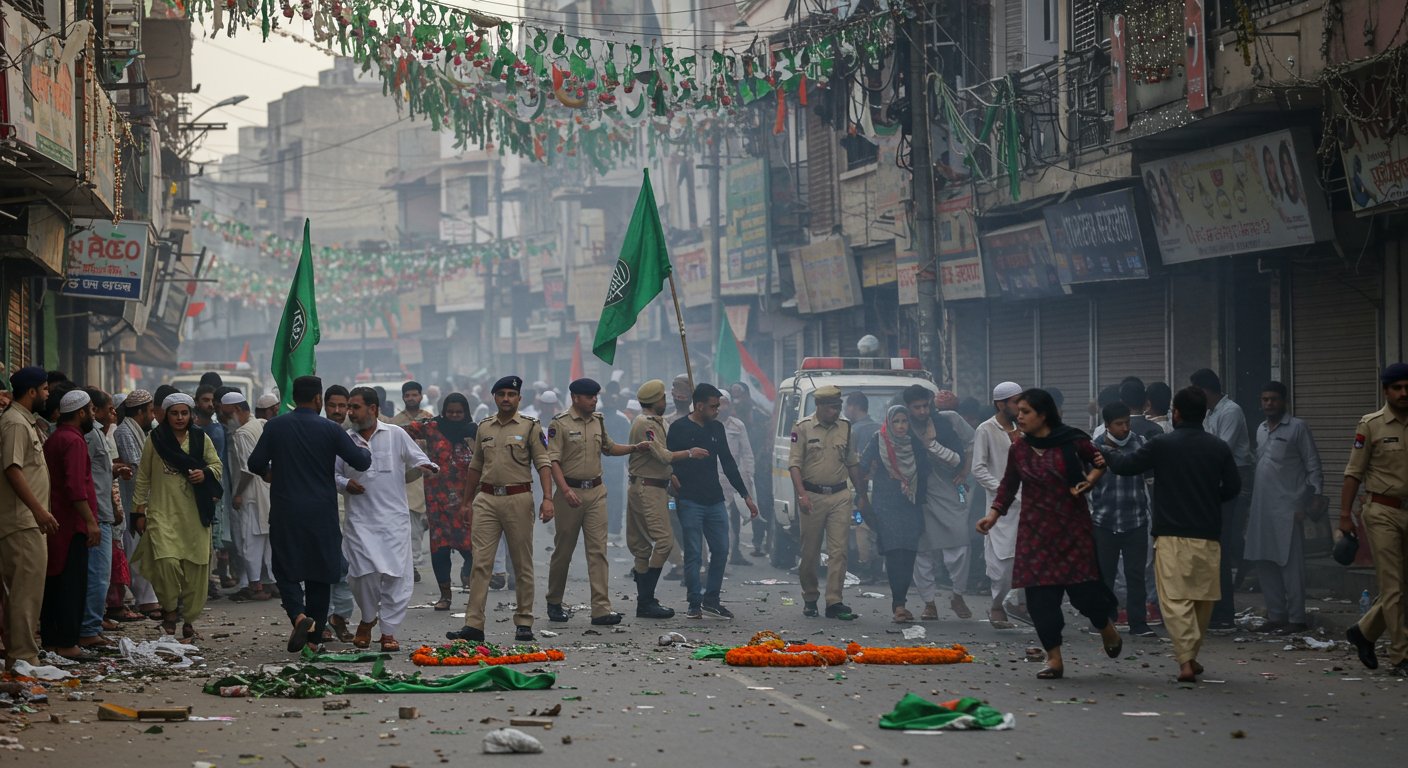 Stone-Pelting and Firing in Eid Miladunnabi Procession: Four Arrested, Including Two Real Brothers