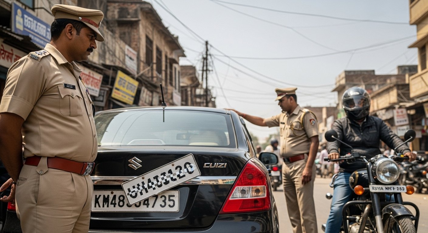 जाति लिखी नंबर प्लेट वाले वाहन चालकों पर होगी कड़ी कार्रवाई: यूपी के बरेली मंडल में डीआईजी का सख्त निर्देश