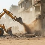 ADA's Bulldozer Roars in Tajganj: Amar Enclave Demolished, Many Illegal Constructions Sealed
