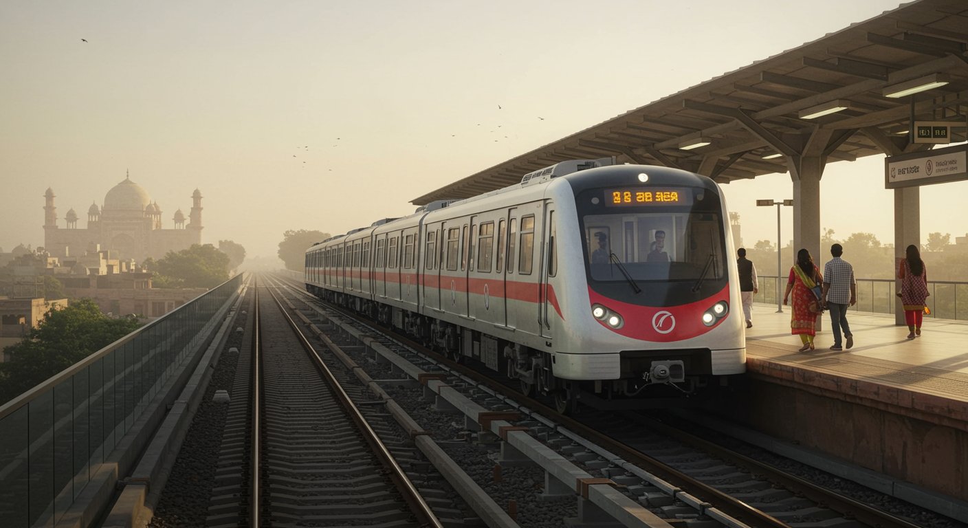 Agra Metro: To Run Up to RBS Station from December, Just Three Months' Wait!