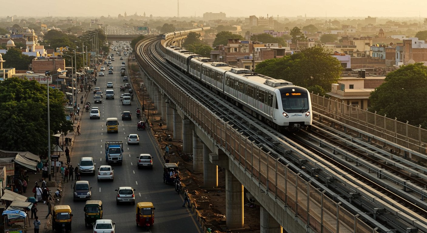 Agra Metro's Pace Astounds: Train to Run 3 Months Ahead of Schedule, Metro to Cross Highway from Sultanganj