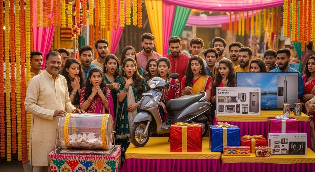 Shopkeeper's Unique Lucky Draw on Dussehra: Prize Leaves Everyone Stunned!