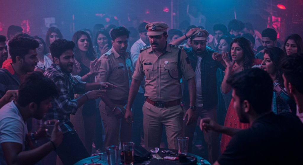 Fiasco at UP Nightclub: After alcohol and dancing, youngsters created such a ruckus that even the police broke into a sweat!
