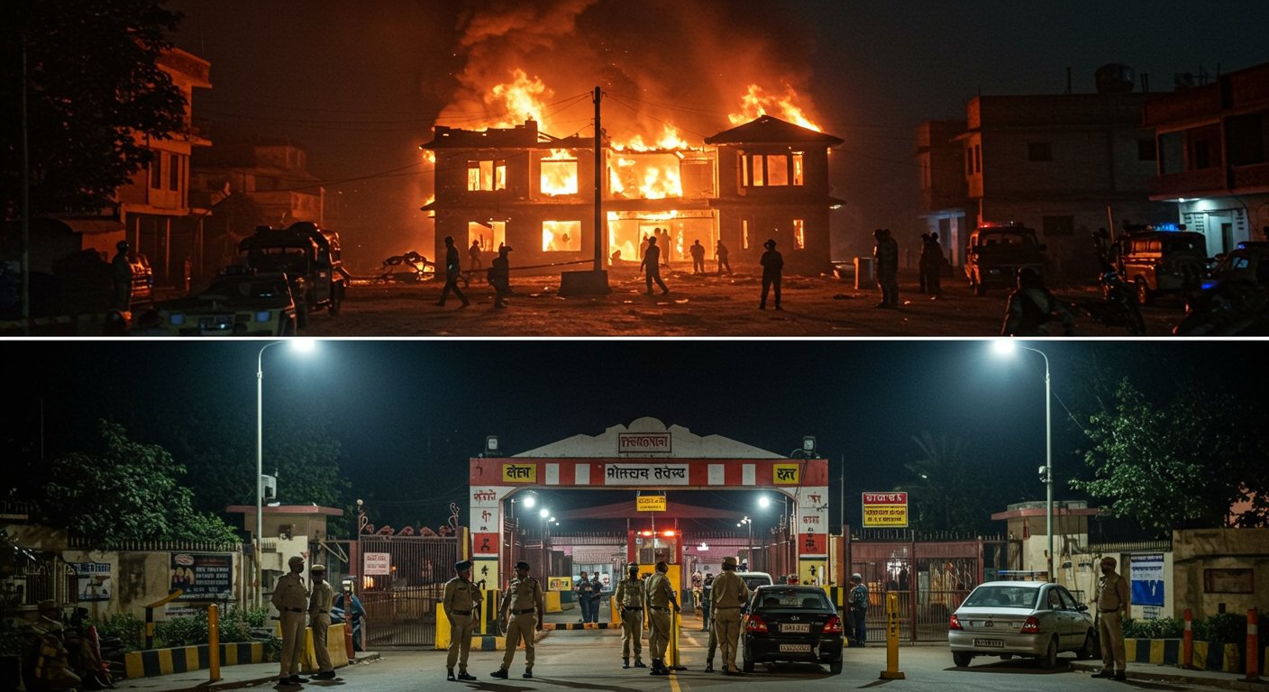 Arson at Nepal Foreign Minister's House: High Alert on Lakhimpur Kheri's Gaurifanta Border, Curfew in Dhangadhi