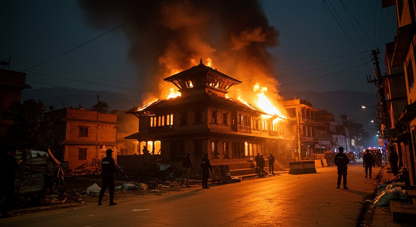 Arson at Foreign Minister's house in Nepal: High alert on Lakhimpur Kheri border, curfew imposed in Dhangadhi