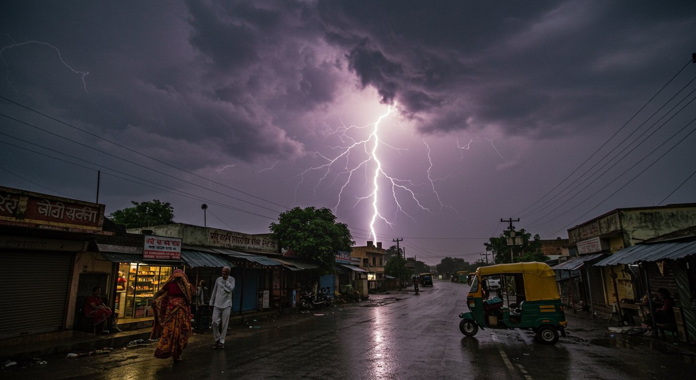 Threat of rain and lightning in many UP districts today, heavy rain alert issued from September 11.