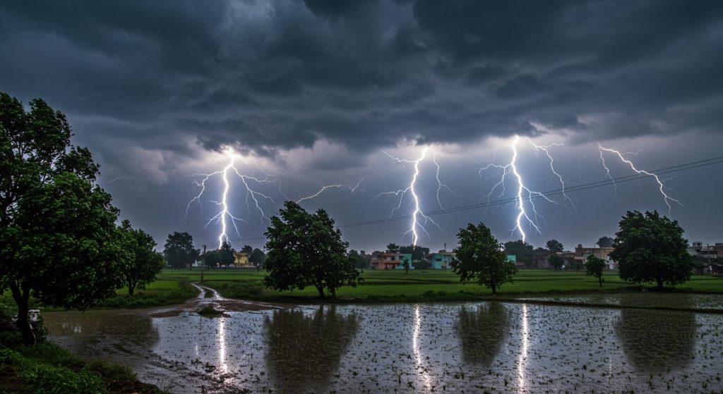UP: Lightning and Rain Alert in 32 Districts Today, Heavy Rainfall Warning from Tomorrow; Know the Full Update