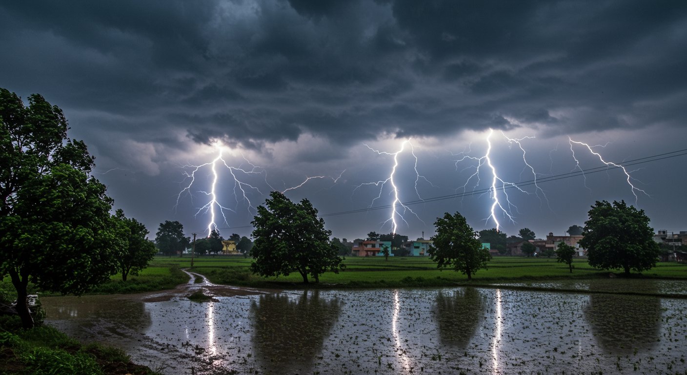 UP: Lightning and Rain Alert in 32 Districts Today, Heavy Rainfall Warning from Tomorrow; Know the Full Update