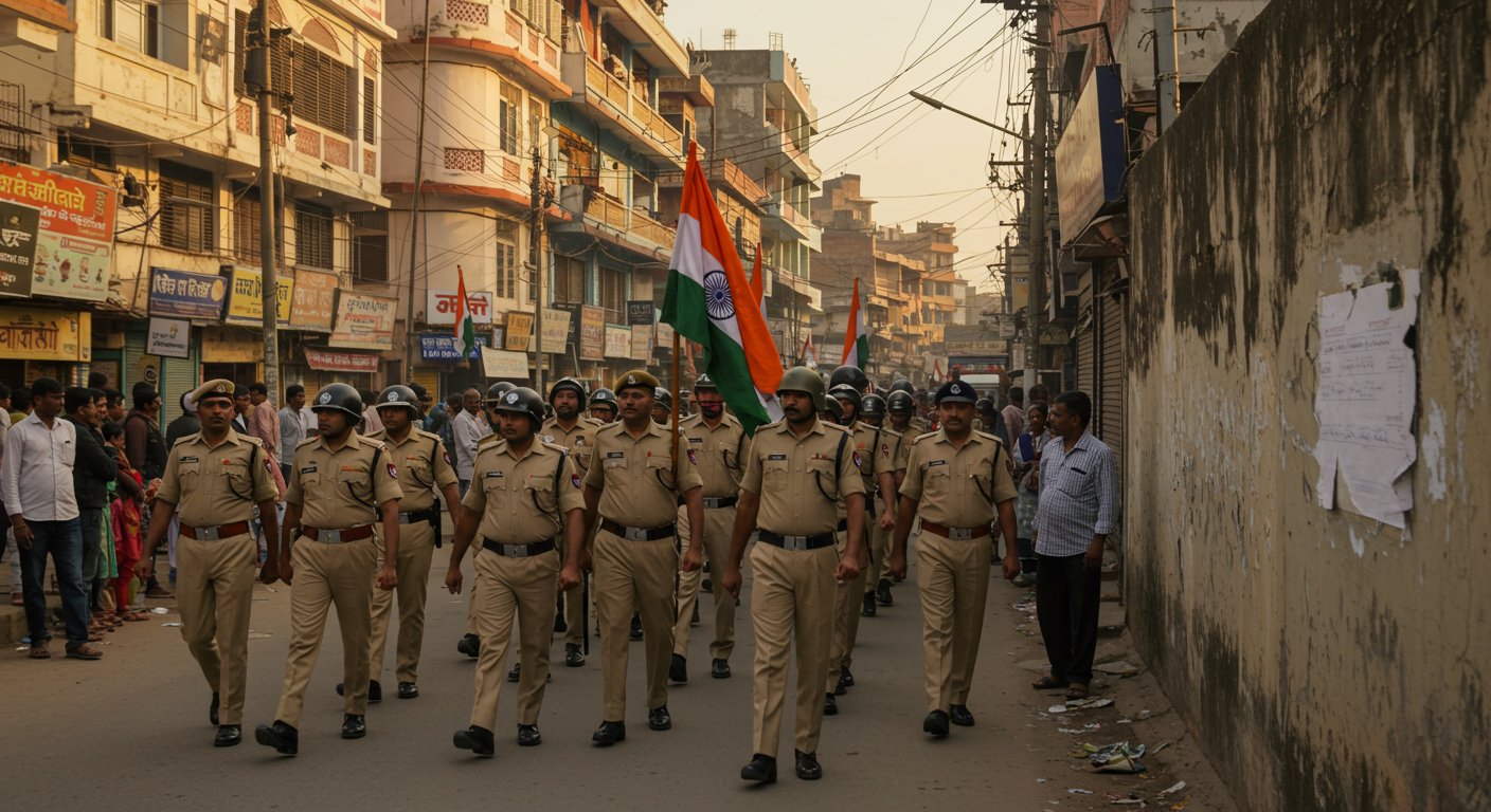 अलीगढ़: ‘आई लव मोहम्मद’ पोस्टर पर बवाल, पुलिस ने हटवाए, जुलूस निकालने का प्रयास विफल, फ्लैगमार्च से शांति का संदेश