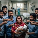 Tragic! Mother dies after childbirth in Aligarh; family creates ruckus at hospital.