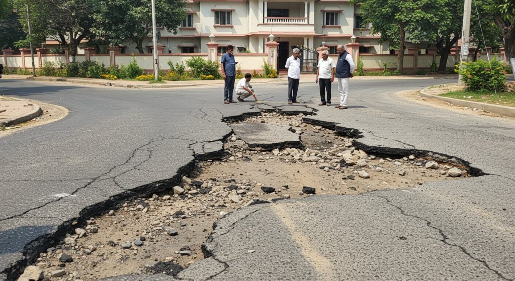 Aligarh: Row over Shoddy Road Outside Minister's Home; Govt Orders Probe, Seeks Report by Sept 30