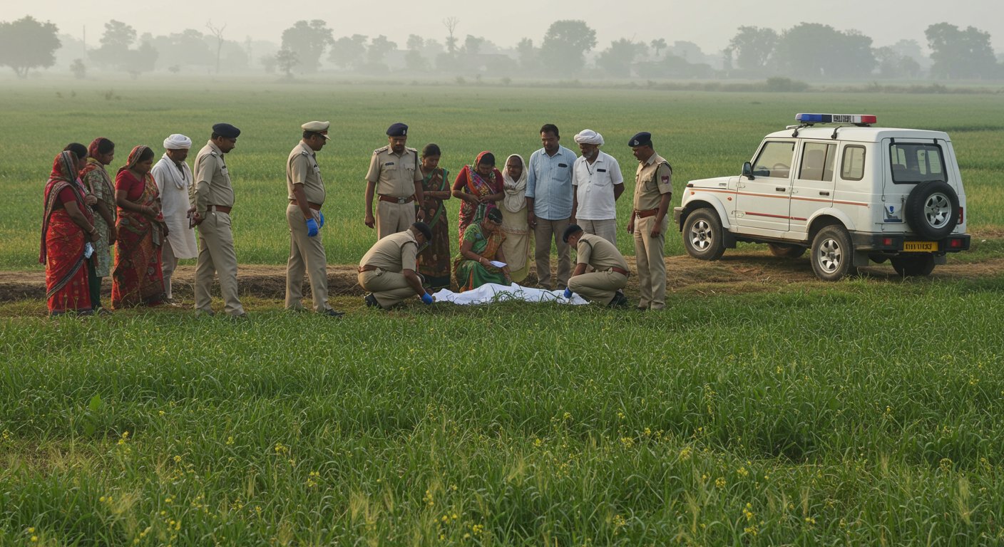 Ambedkarnagar: Young man's body found in field, suspected murder causes stir; police probe underway