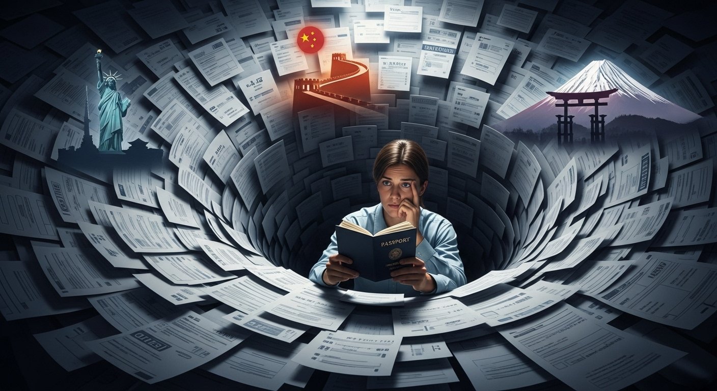किस देश का वीज़ा सबसे मुश्किल: अमेरिका, चीन या जापान? जानिए जटिलताएँ और सफल आवेदन के तरीके