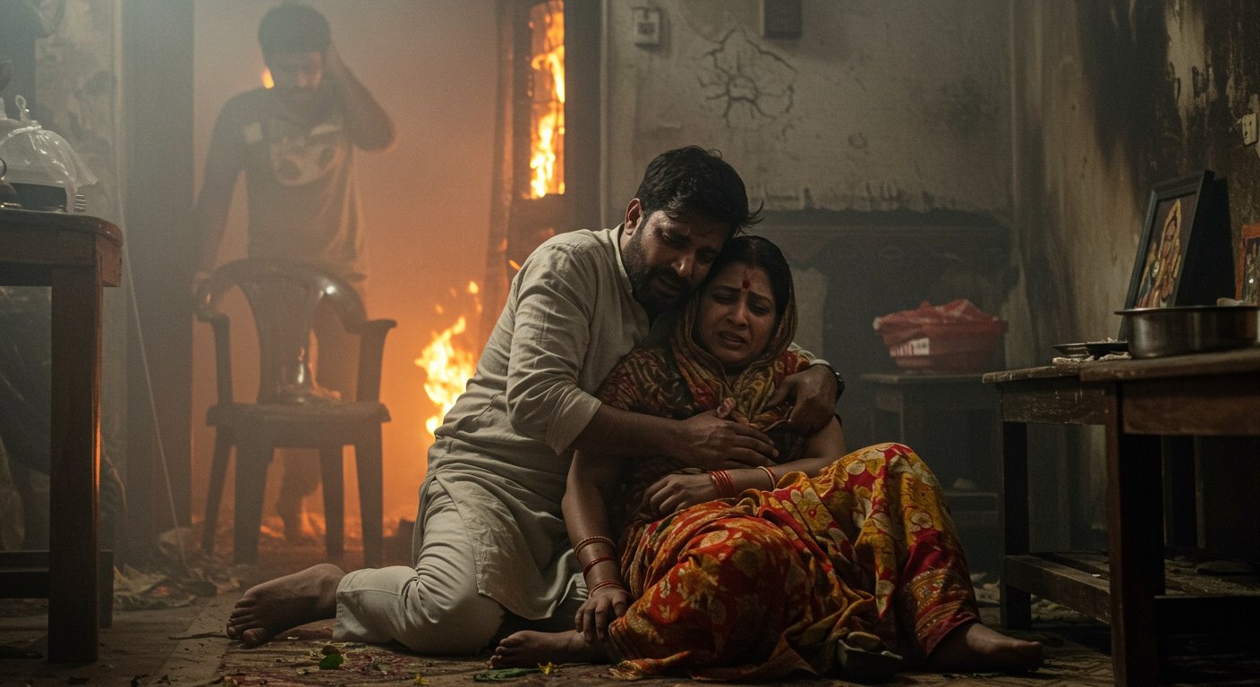 अमेठी: शराब के लिए पैसे न मिलने पर भाई ने पेट्रोल डालकर लगाई आग, भाई-भाभी की हालत गंभीर