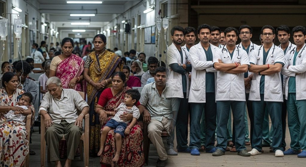 Clash between doctor and attendant at AMU's JN Medical College; patients' problems worsened due to doctors' strike.