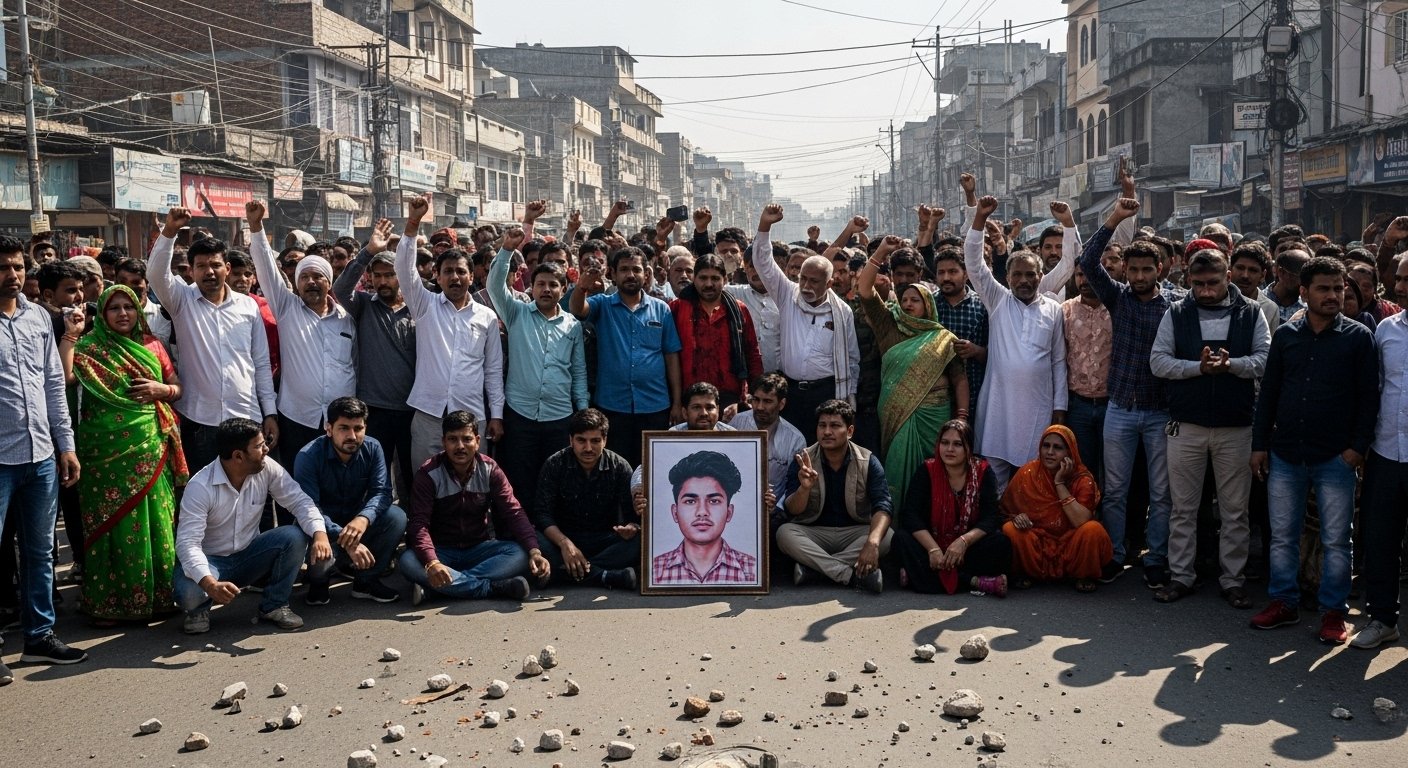 Gorakhpur: Student Deepak Brutally Murdered by Cattle Smugglers; Massive Protests Erupt on Streets, Know the Full Horrific Story