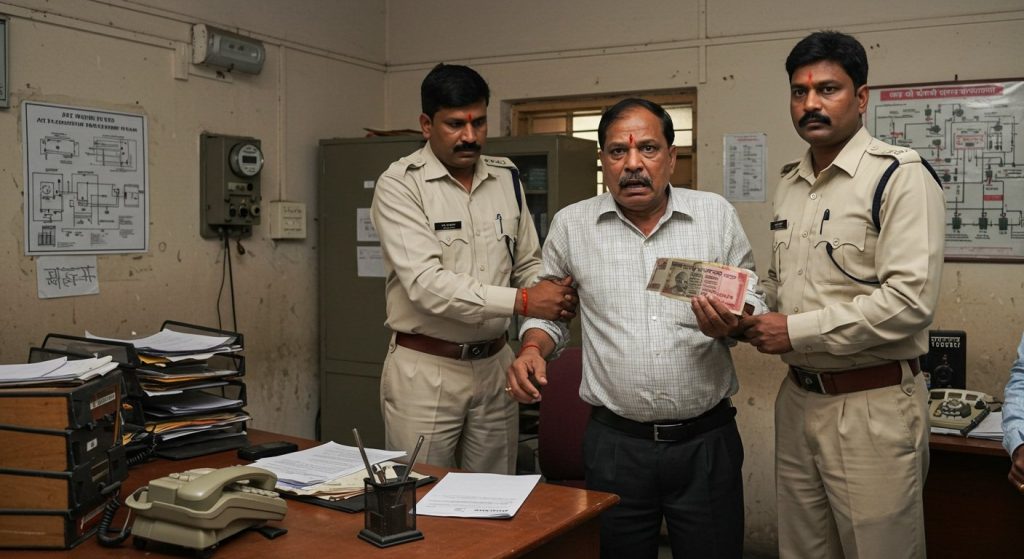 JE Arrested Red-Handed Taking Rs 30,000 Bribe For Power Connection; Anti-Corruption Team's Major Action In Varanasi