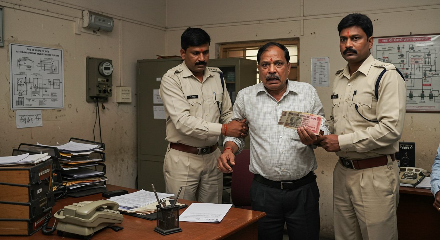 बिजली कनेक्शन के लिए 30 हजार की घूस लेते जेई रंगेहाथ गिरफ्तार, वाराणसी में एंटी करप्शन टीम की बड़ी कार्रवाई