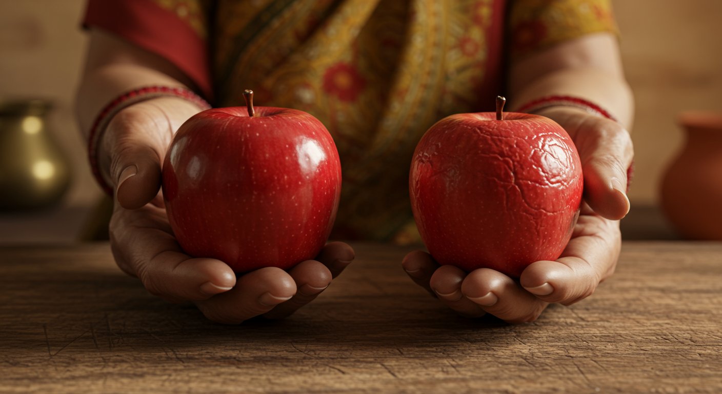 सेब की ताज़गी का रहस्य खुला! दादी मां के इस चमत्कारी नुस्खे ने मचाया धमाल, चुटकियों में पहचानें ताजा या बासी सेब