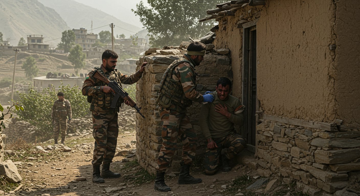 Fierce encounter between Army and terrorists in Jammu's Kulgam; two Lashkar terrorists feared to be hiding, one soldier injured.