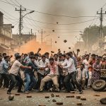 Animal Smugglers' Terror in UP: Massive Crowd Erupts After Youth's Murder, Arson and Stone-Pelting Cause Tension, One Smuggler Brutally Beaten by Mob