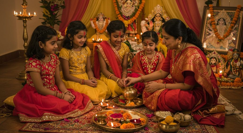 Shardiya Navratri 2025: Auspicious Muhurat for Kanya Pujan on Maha Ashtami; Know Puja Vidhi and Significance
