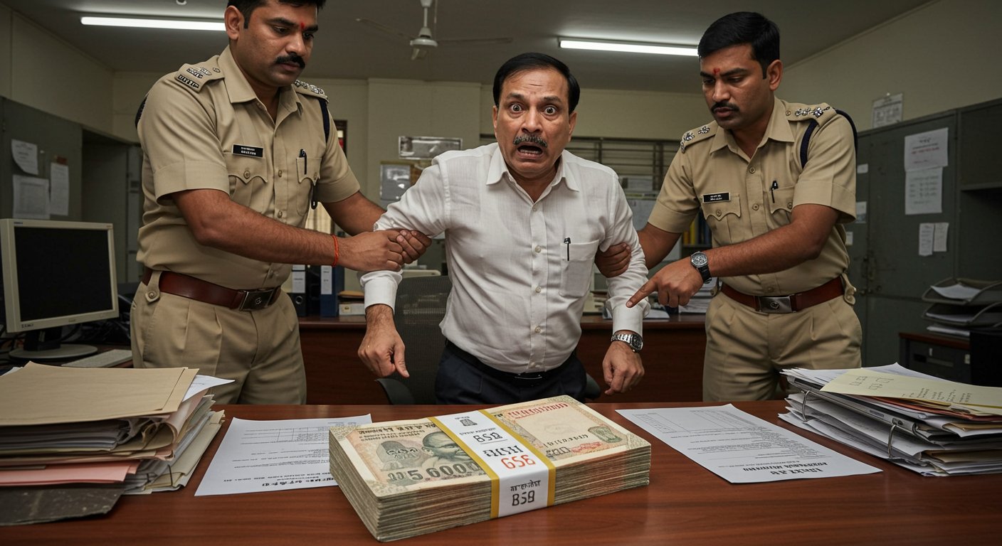 Big Expose in UP: Assistant State Tax Commissioner Arrested Red-Handed Taking ₹15,000 Bribe; Had Demanded Bribe for GST Registration