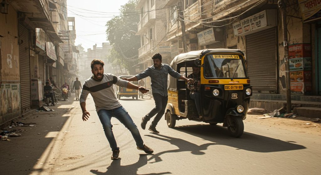 Agra: Auto Gang's Terror; Youth Robbed in Broad Daylight, Appeal for Vigilance