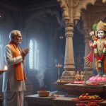 Former Karnataka Chief Minister Yeddyurappa visits Ram Lalla, takes blessings in Ayodhya.
