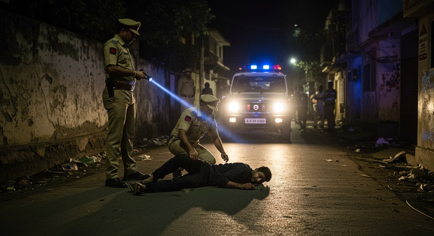 बहराइच में आधी रात पुलिस से बदमाशों का सामना, पैर में गोली लगने से एक घायल बदमाश गिरफ्तार; चोरी की बड़ी साजिश नाकाम