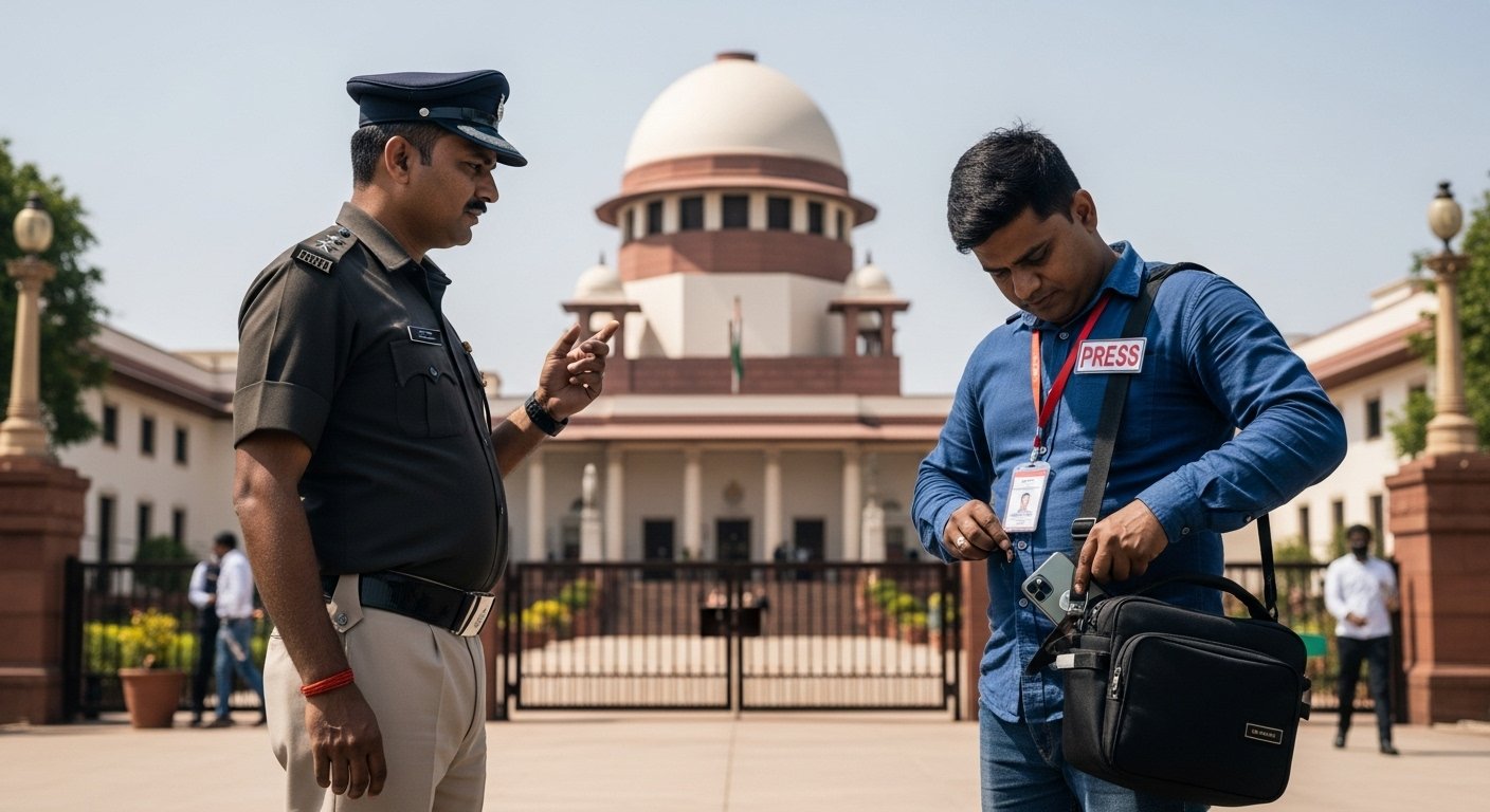 Supreme Court bans photography-reel making in high-security zone: Circular instructs - Media personnel breaking rules will not get entry to courtroom for one month