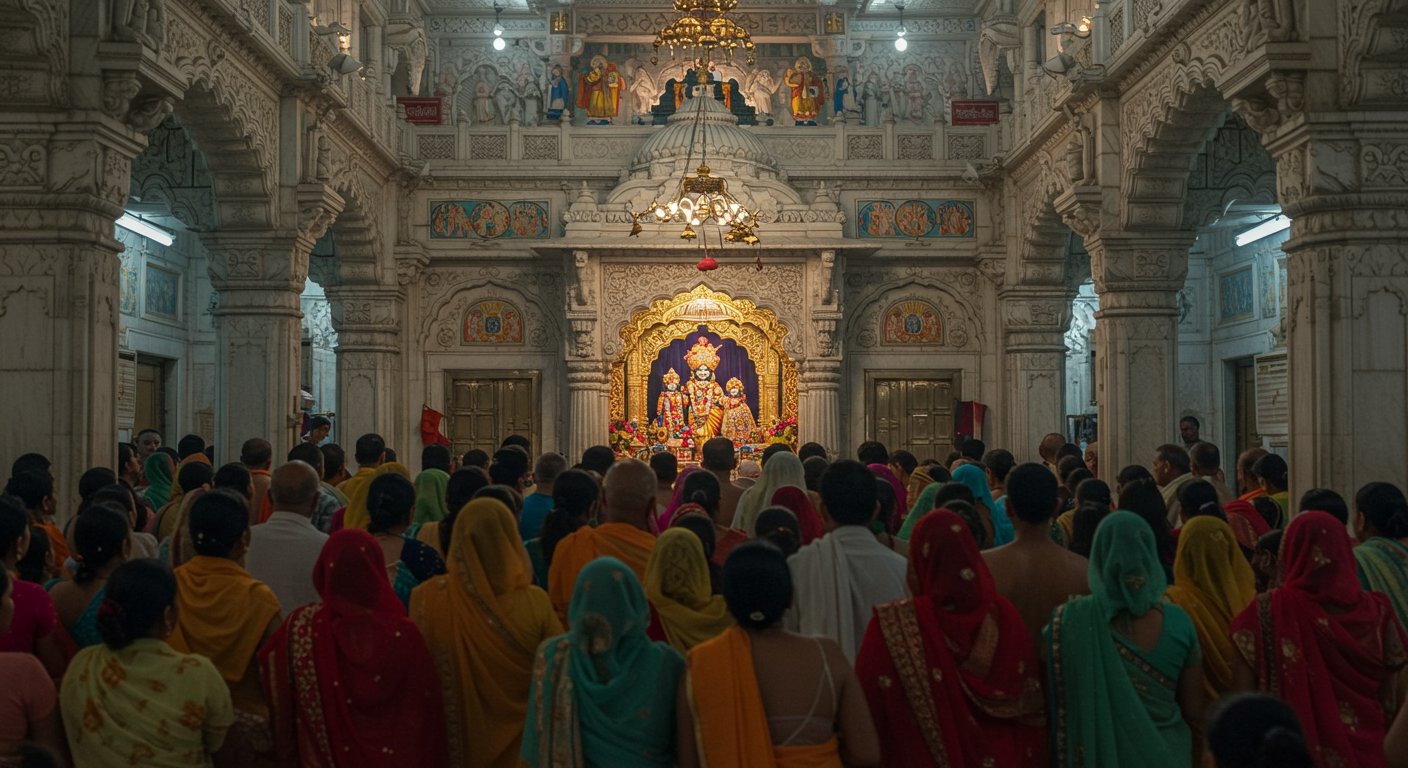 Major Relief for Devotees at Bankebihari Temple: Darshan in AC comfort, no suffocation!