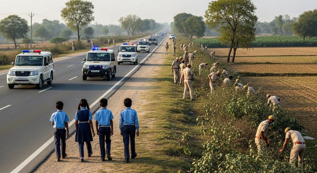 Four Children Going To School From Barabanki Missing: Caught On Highway CCTV, Police Launch Extensive Search