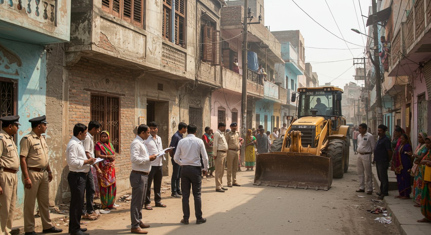 बरेली बवाल: मौलाना तौकीर को शरण देने वालों पर सख्त कार्रवाई की तैयारी, BDA टीम ने किया घरों का सर्वे