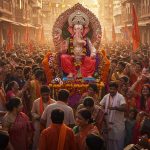 Bareilly Bids Grand Farewell to Ganpati Bappa: Devotees Dance to Devotional Songs, Photos Go Viral