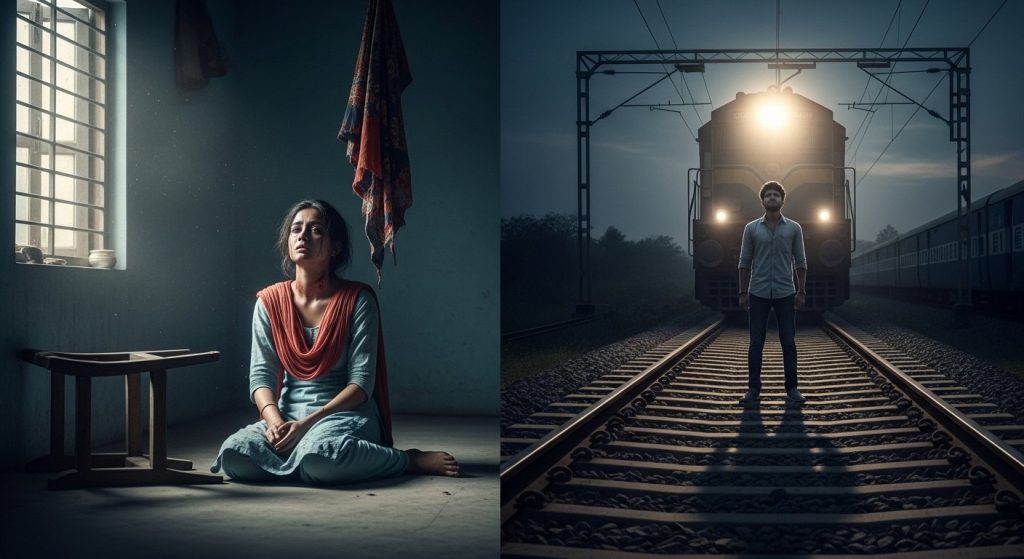 Heart-wrenching incident in Bareilly: Girlfriend attempted suicide, boyfriend jumped in front of a train and died.