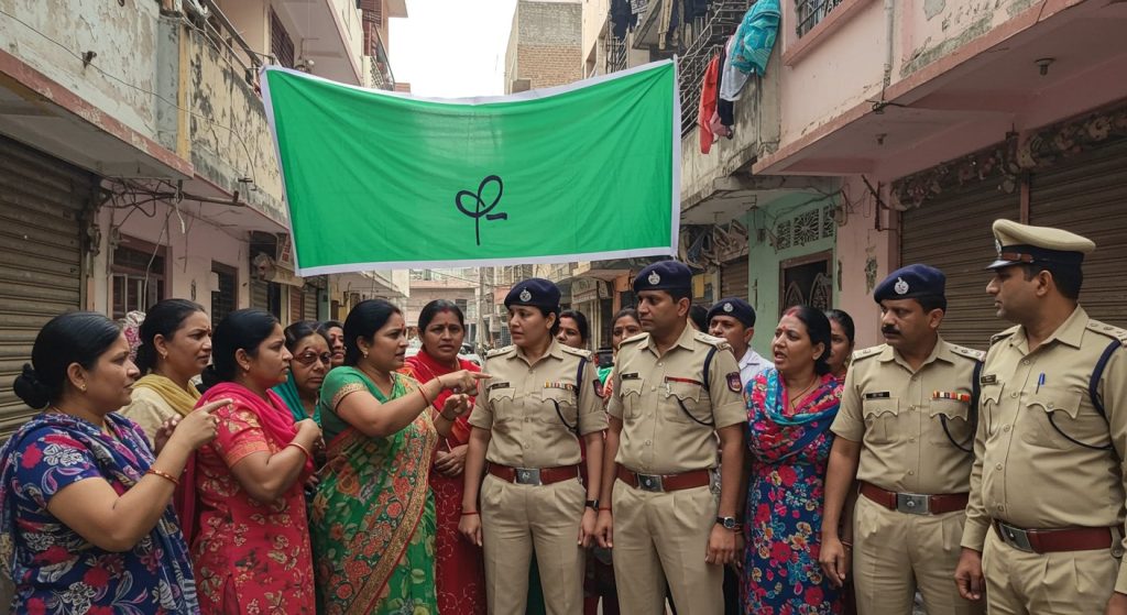 Tussle between neighboring women in Bareilly over 'I Love Muhammad' banner; officials arrive with police force